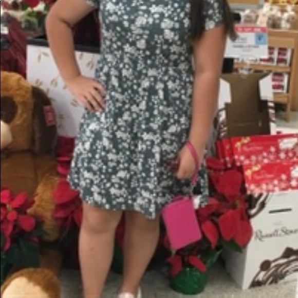 Copper Key Girls Green Floral Dress 🐢🐊 Size: L - Picture 11 of 11